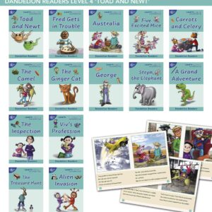 Dandelion Extended Code Readers Level 4 (14 books) 'Toad and Newt'