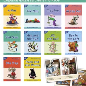 Dandelion Readers (U1-10) - Set 2 'A Mat'