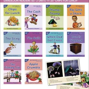 Dandelion Readers (U11-20) - Set 2 'Chips for Lunch'