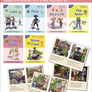 Dandelion Readers Split Vowel Spellings Set (6 books)