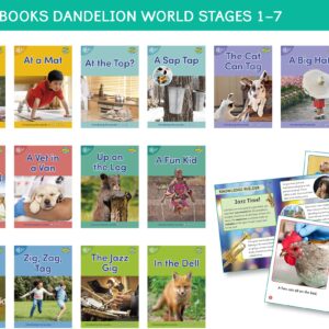 Dandelion World Non-fiction - Stages 1-7 (14 books) 'Sit, Tim'